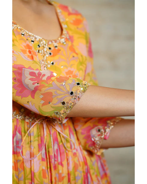 Zeenat Lotus Yellow